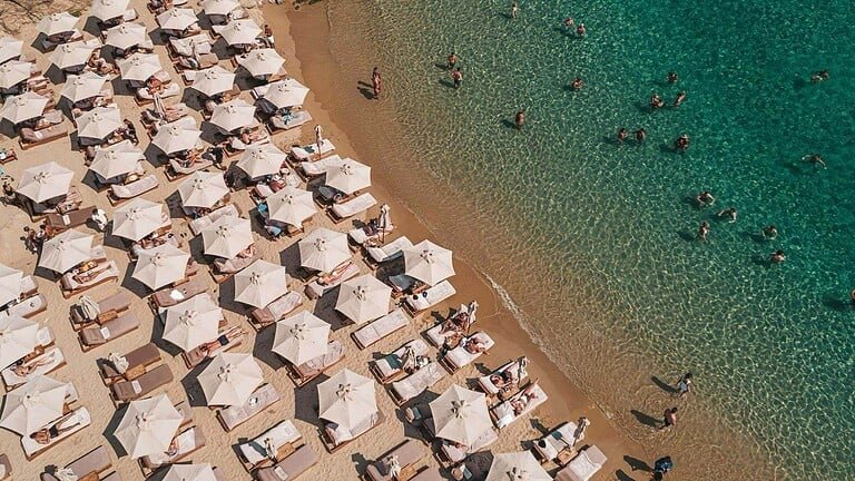 Super Paradise Beach Club, Mykonos Super Paradise Beach Club, Mykonos