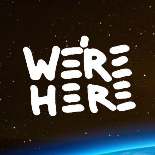 WE'RE HERE logo